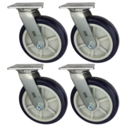 Mapp Caster 8" Polyurethane Wheel Caster Set for Drywall & Sheet Rock Dollies 146PRX820S-4